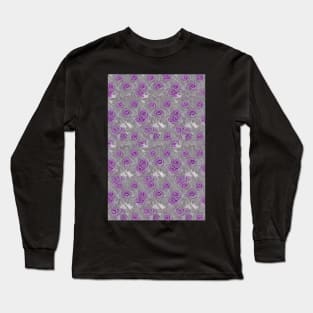 rose pattern Long Sleeve T-Shirt